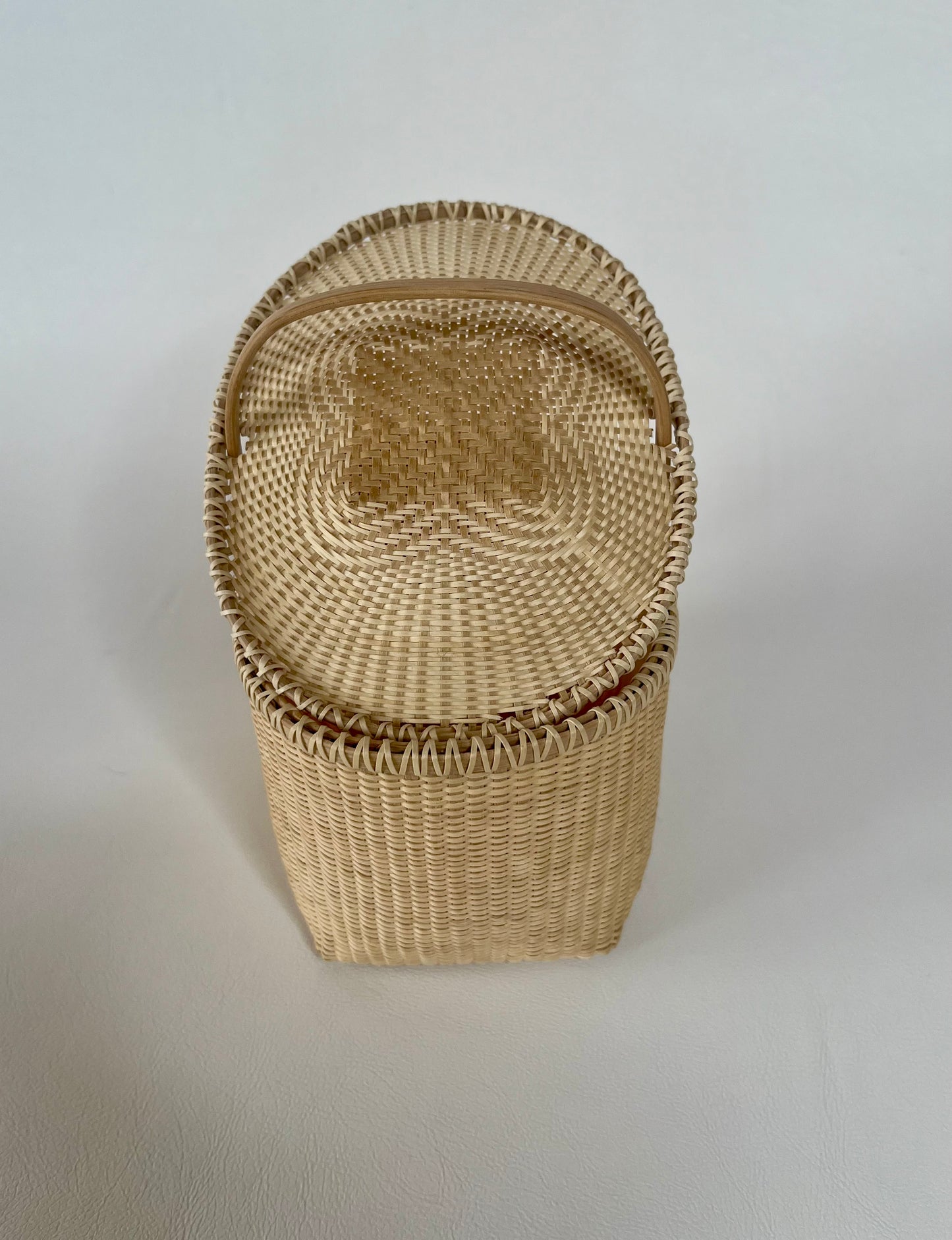 Oval Feather Basket-Medium