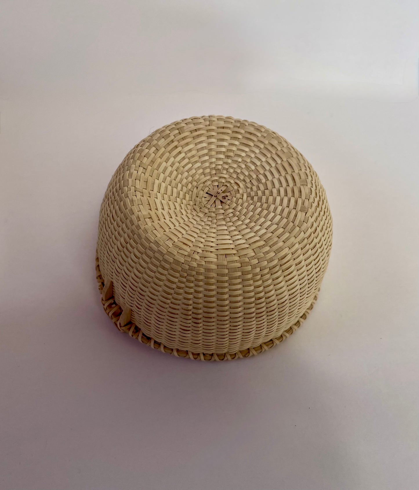 Miniature Round Fruit Basket with Heart Shaped Handles