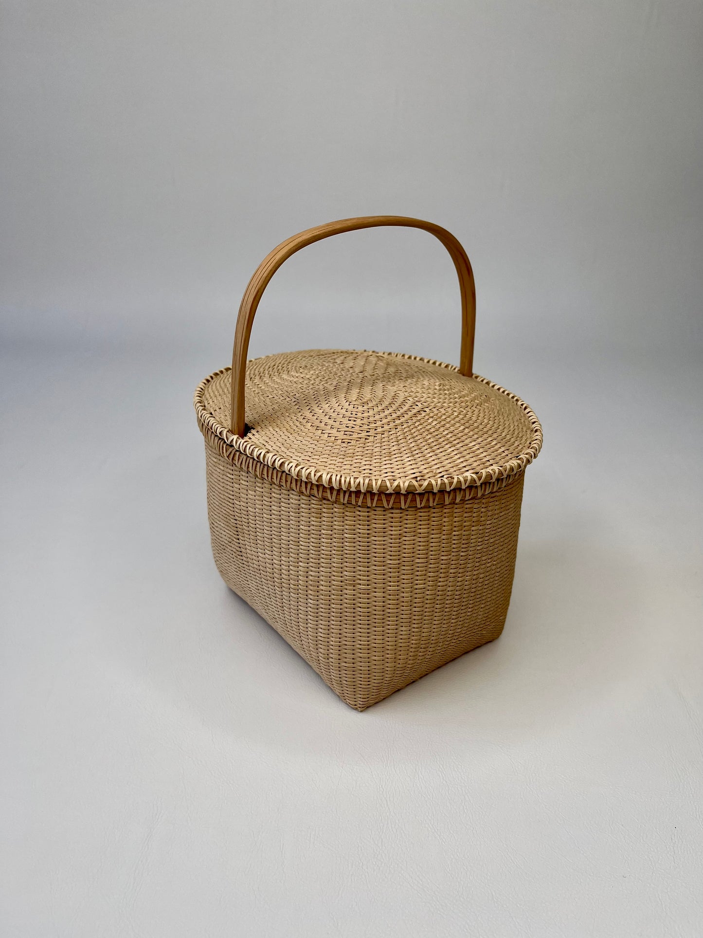Oval Feather Basket- Large