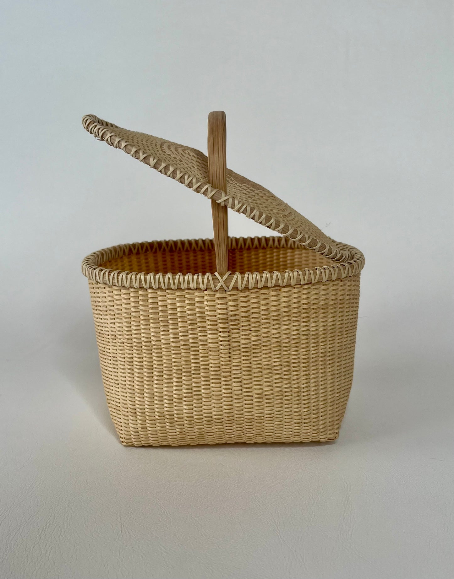 Oval Feather Basket-Medium
