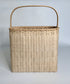 Chairside Basket with Wooden Curls