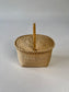 Oval Feather Basket- Small