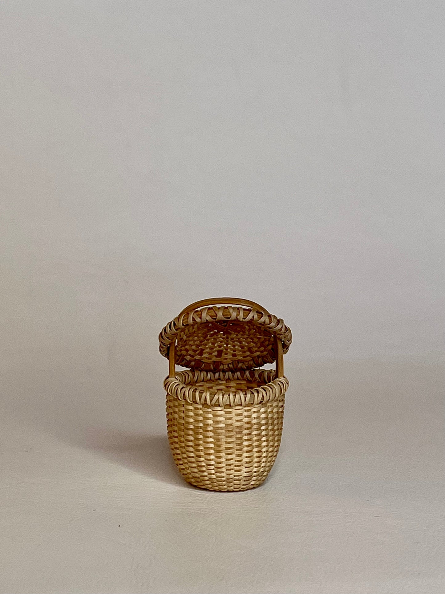 Miniature Feather Basket